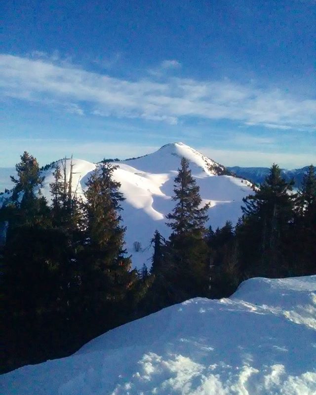 Petite sortie pour trouver le soleil quand les vallÃ©es sont sous une Ã©paisse couche de nuages. #snow #massifchartreuse #montagnes #mountains #mountainlife #hiver #winter